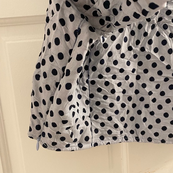 Fitting puff sleeve polka dot free people top - Picture 4 of 4